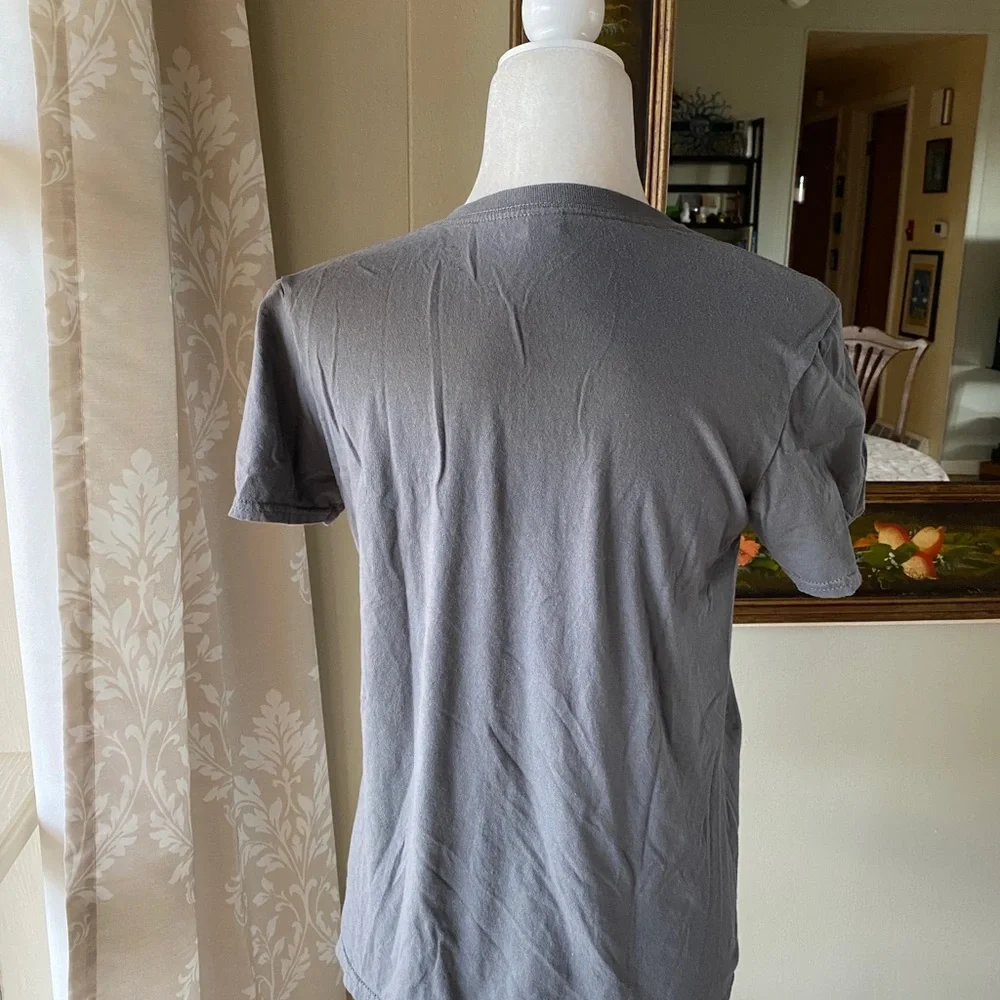 Donating Soon! Anvil Heavily Meditated Yoga Tee Shirt Size Small - Picture 4 of 5